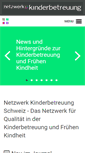 Mobile Screenshot of netzwerk-kinderbetreuung.ch